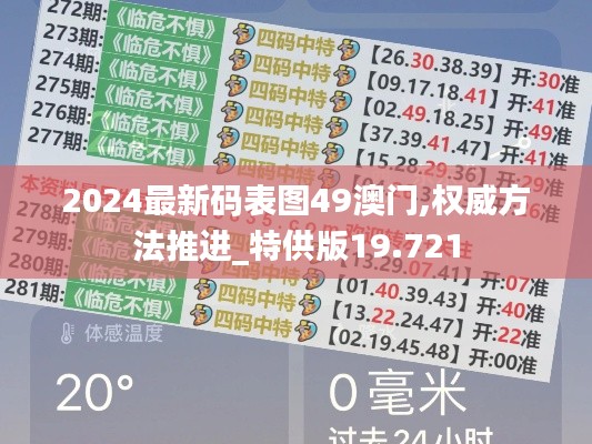 2024最新码表图49澳门,权威方法推进_特供版19.721