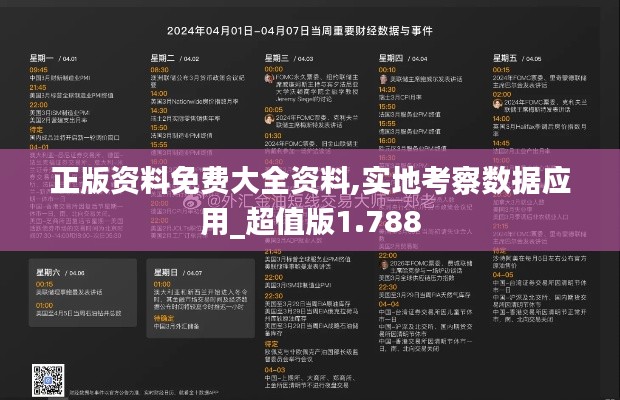 正版资料免费大全资料,实地考察数据应用_超值版1.788